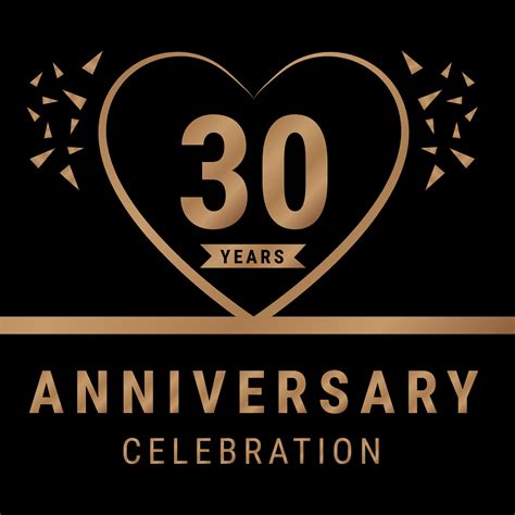 Years Anniversary Celebration Logotype Anniversary Logo With Golden