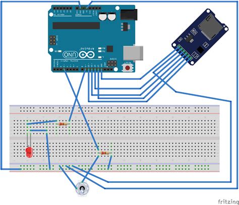 Sd Card With Toggle Switch And Led Arduino Project Hub