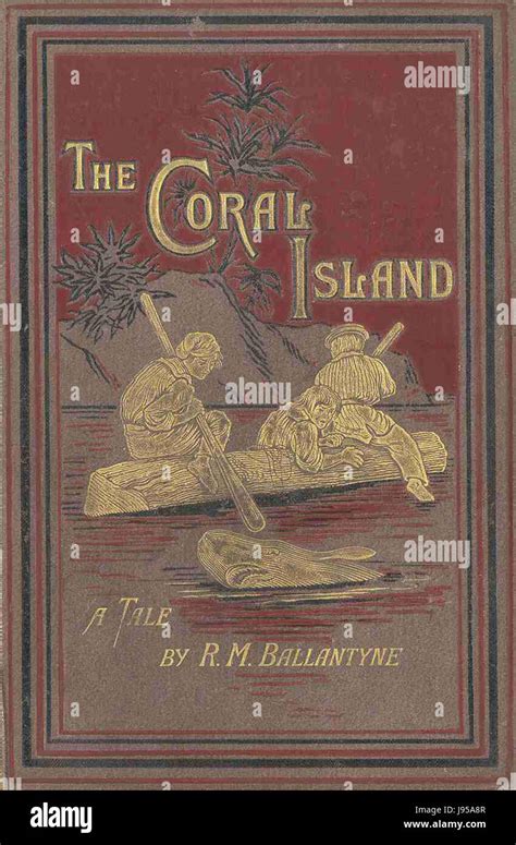 The Coral Island 1894 cover Stock Photo - Alamy