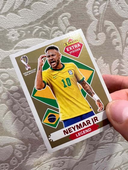 Figurinha De Ouro Do Neymar Mercadolivre 📦