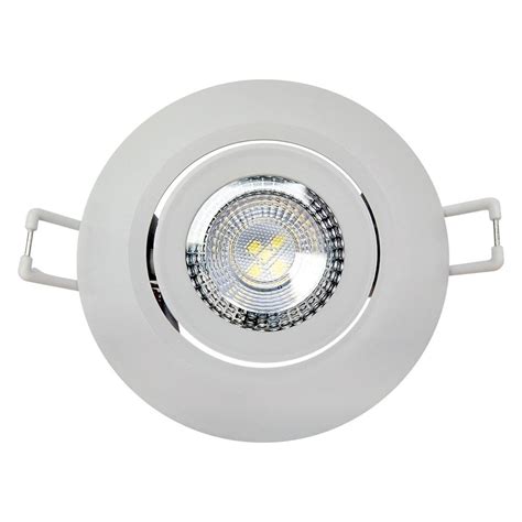 Spot Led Avant Authentic 5W Branco Fosco Redondo Embutir 3000K Bivolt