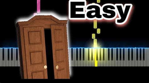 Roblox Doors Ost Dawn Of The Doors Easy Piano Tutorial Youtube