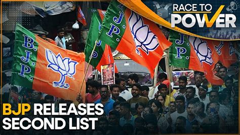 India Elections Bjp Releases Second List Of Candidates For General