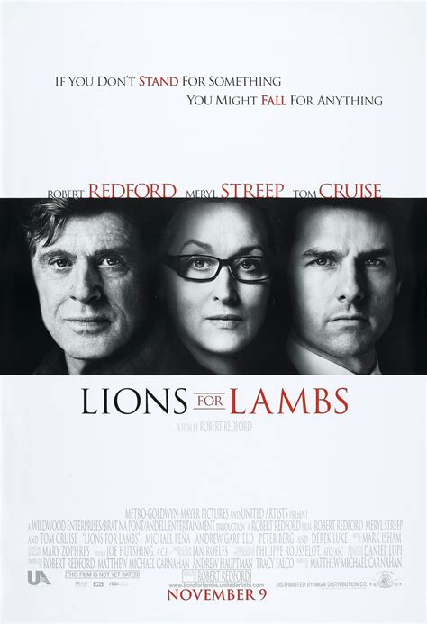 Lions for Lambs (#1 of 4): Extra Large Movie Poster Image - IMP Awards