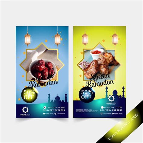 Premium Vector Special Ramadan Kareem Food And Iftar Menu Social