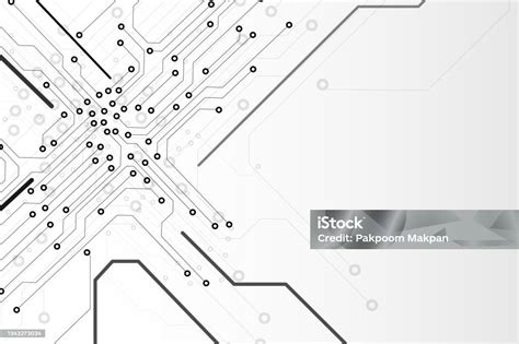 Circuit Board Teknologi Skema Elektronik Pola Latar Belakang Abstrak