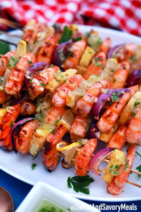 Grilled Shrimp Skewers Video Sweet And Savory Meals