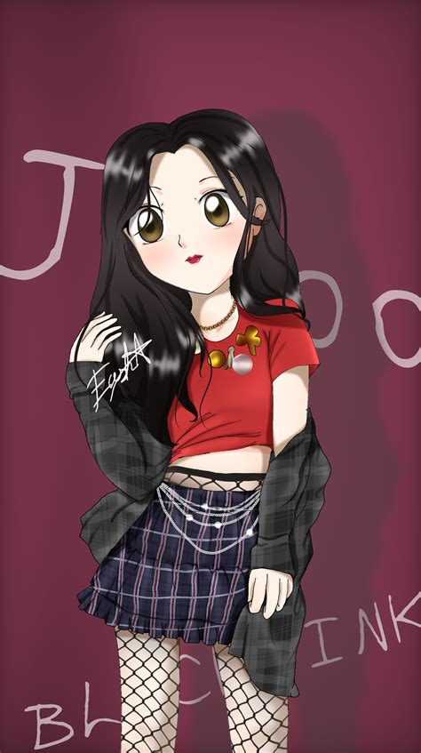 BLACKPINK Jisoo Anime A N Easha Illustrations ART Street