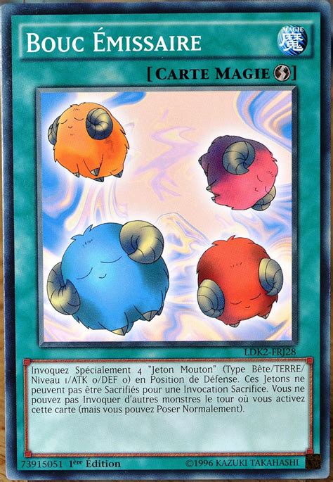 Carte Yu Gi Oh Ldk Frj Bouc Emissaire Cartes Collectionner Jeux Et