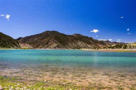 Rifle Gap State Park in Rifle, Colorado Stock Photo - Image of clouds ...