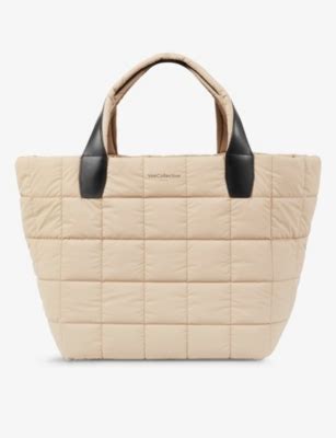 Vee Collective Porter Medium Quilted Recycled Nylon Tote Bag