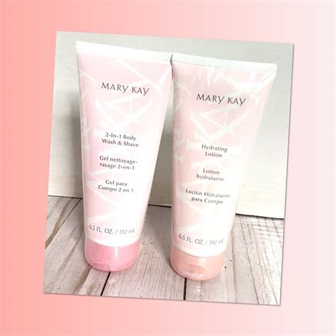 Mary Kay Hydrating Lotion 2 In 1 Body Wash Shave 6 Oz Tubes New