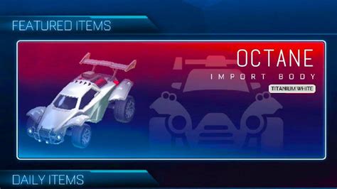 Its Here White Octane In The Rocket League Item Shop Youtube