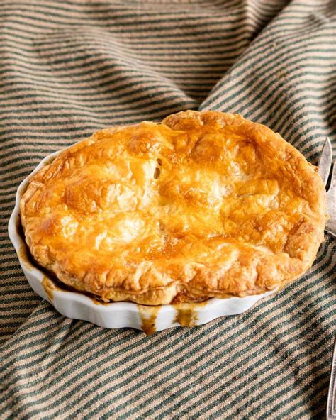 Easy Lamb Pot Pie with Puff Pastry Crust - Hostess At Heart