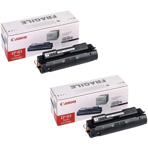 Original Canon EP 83 Black Twin Pack Toner Cartridges 1510A013 Ink