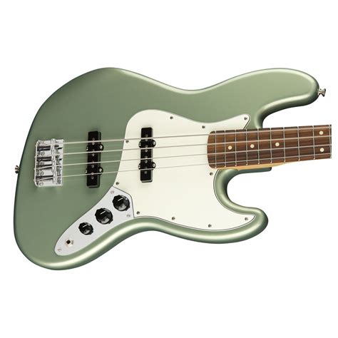 Disc Fender Player Jazz Bass Pf Sage Green Metallic At Gear4music