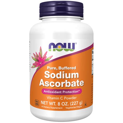 Now Foods Sodium Ascorbate Powder 227 G