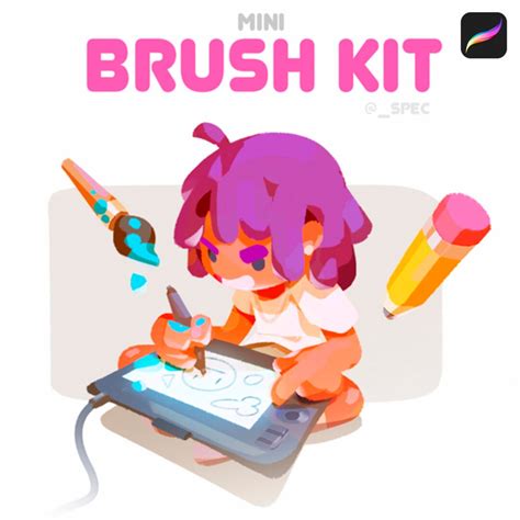 SPEC S Free Mini Brush Kit For Procreate LIBRIUM