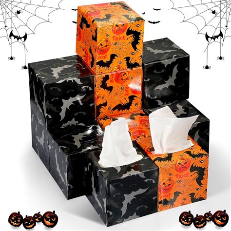 Amazon Mumufy Pack Halloween Cube Tissues Box Facial Tissues