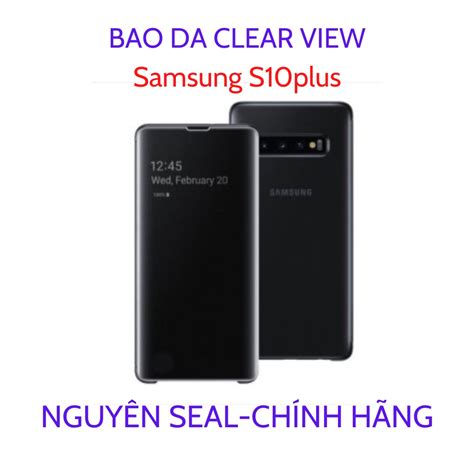 Bao Da Clear View Samsung Galaxy S Plus Led View S Plus Led View