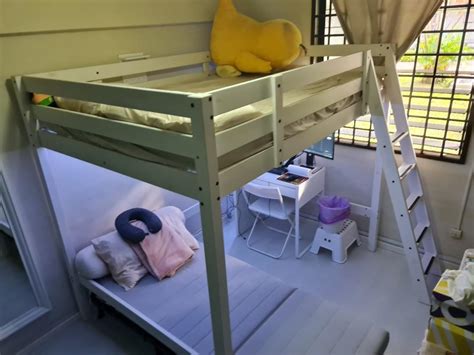 Ikea Stora Loft Bed White Furniture And Home Living Furniture Bed Frames And Mattresses On