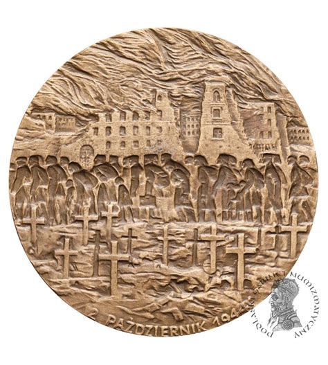 Polska Prl Warszawa Medal Rocznica Powstania