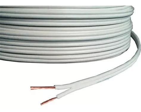 Cable Paralelo Bipolar Blanco X Mm Rollo Metros