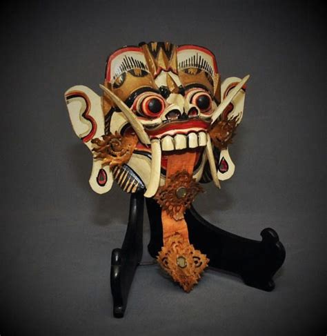 Vintage Mid Century Wooden Chinese Dragon Mask Circa By Dldowns