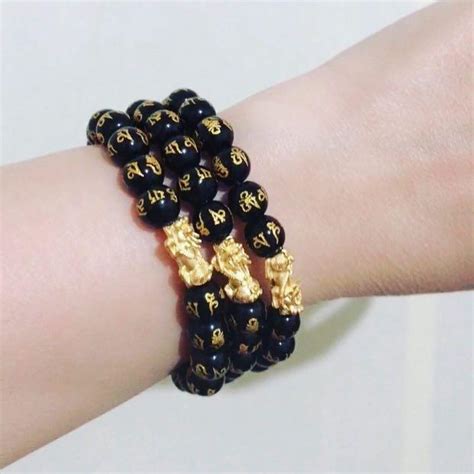 Black Mantra K Gold Piyao Bracelet Women S Fashion Jewelry