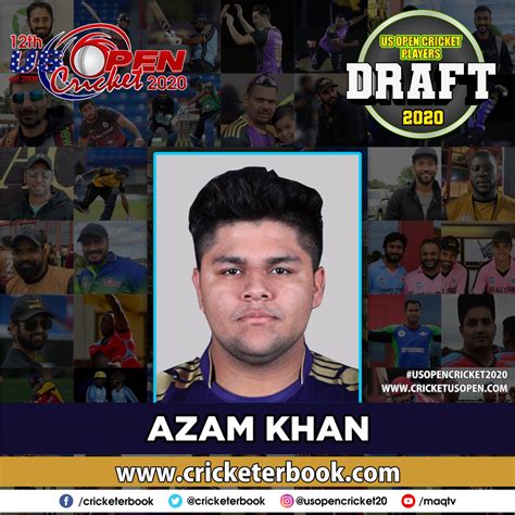 AZAM KHAN - US OPEN CRICKET