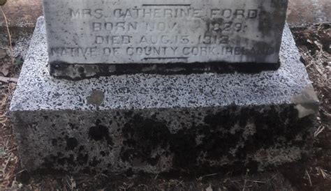 Catherine Katy O Leary Ford 1829 1912 Find a Grave äreminne