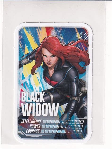 2024 Loblaws Marvel Go On A Mission Black Widow Card 42 Ebay