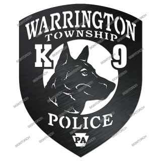 K9 Police Badge DXF SVG Cut Files for CNC Plasma, Router, Laser ...