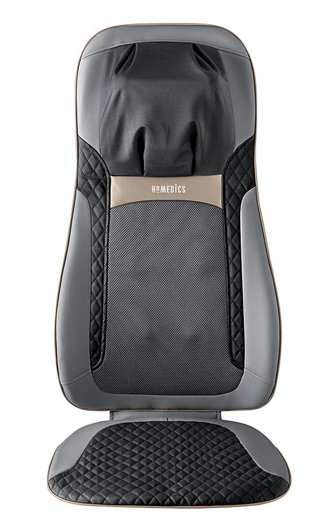 Homedics Shiatsu Elite Ii Massage Cushion With Heat Gray Black Mcs