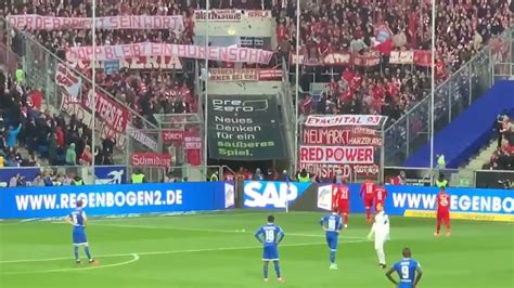 Bayern Munich Game Stopped Over Anti Hoffenheim Crowd Banner 29 02