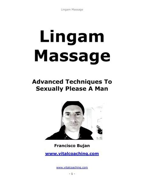 Lingam Massage Technique