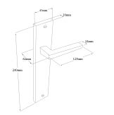 Matrix Longplate Handle Zanda Architectural Hardware