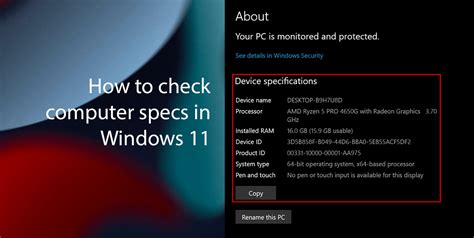 How To Check Computer Specs In Windows 11 Ithinkdifferent