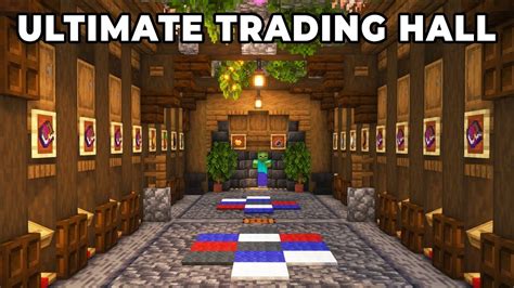 Minecraft Villager Trading Hall Ultimate Crafting Hall