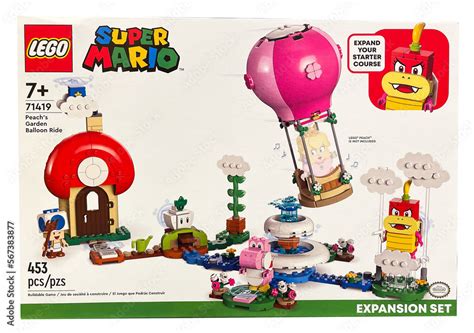 Super Mario themed lego set. Stock Photo | Adobe Stock