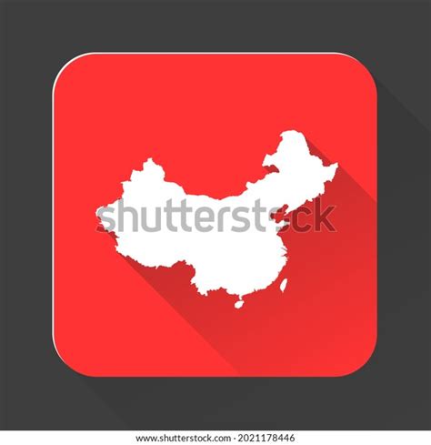 Highly Detailed China Map Borders Isolated Stock Vector (Royalty Free ...