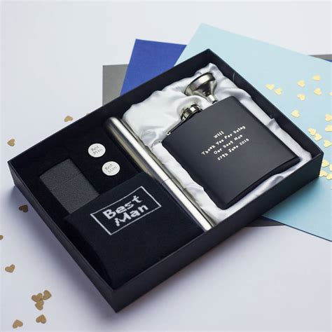 Personalised Luxury Mens Wedding Gift Box By Metal Moments ...