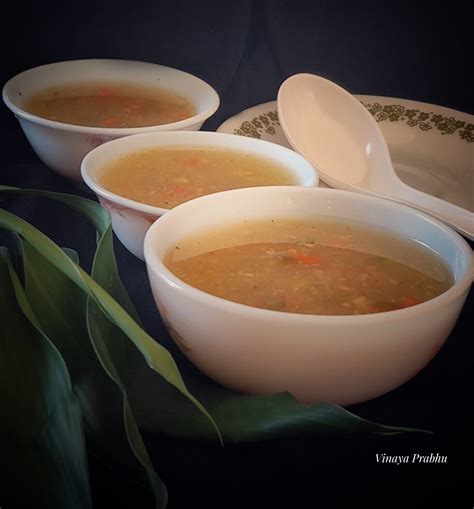 Sweet Corn And Vegetable Soup Vinaya S Culinary Delights