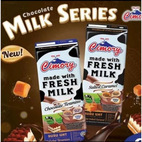 Jual Cimory Susu UHT Fresh Milk 250ml Chocolate Tiramisu 1 Karton Isi