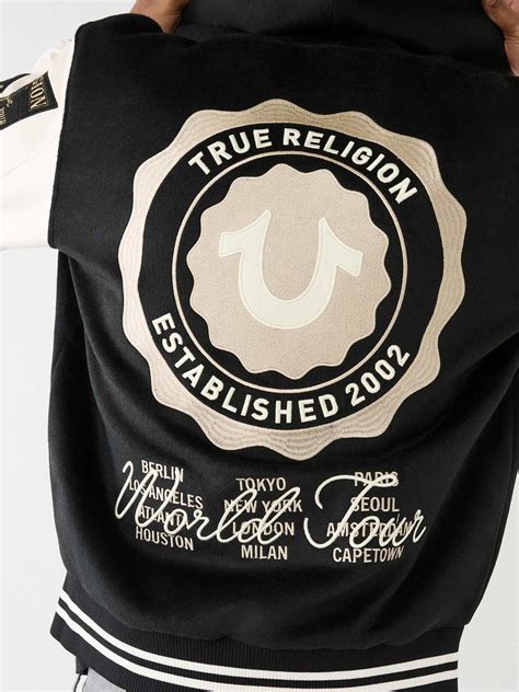 Hooded Varsity Jacket True Religion