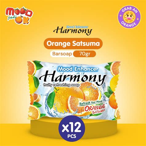 Jual Harmony Sabun Buah Orange G Pcs Shopee Indonesia