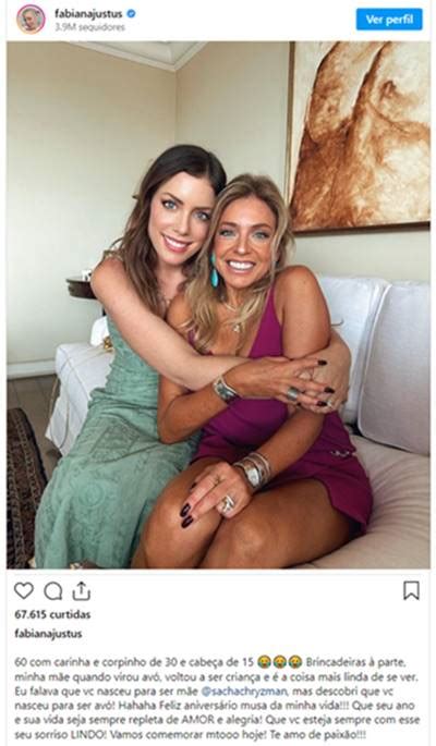 Fabiana Justus celebra aniversário da mãe e beleza surpreende