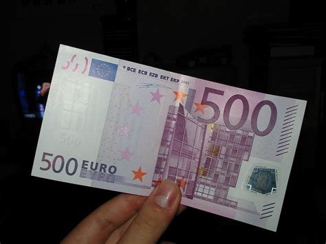 Billete De Quinientos Euros