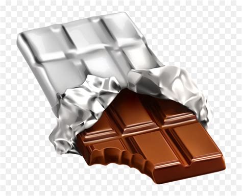 Candy Bar Clipart Sweet Chocolate - Bitten Chocolate Bar Png, Transparent Png - vhv