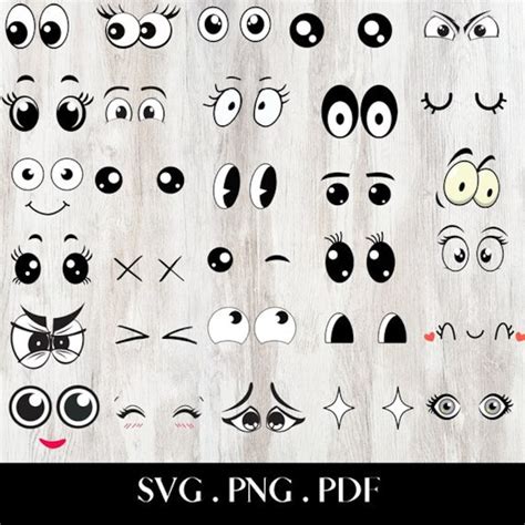 Eyes Svg Cartoon Eyes Svg Png Comic Book Eyes Svg Eyes Svg Bundle